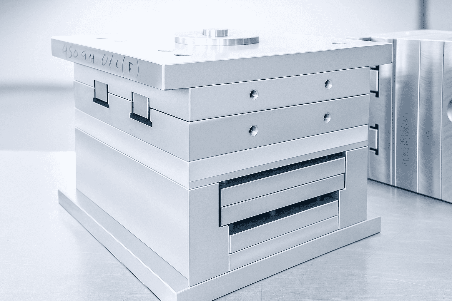 other injection mold with slides mold